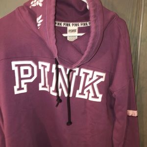PINK Medium cowl neck sweatshirt